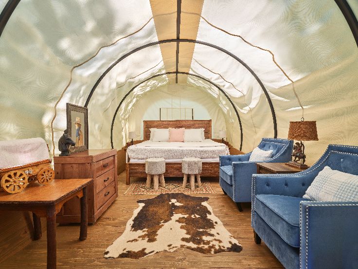 sandy pines tent maine glamping