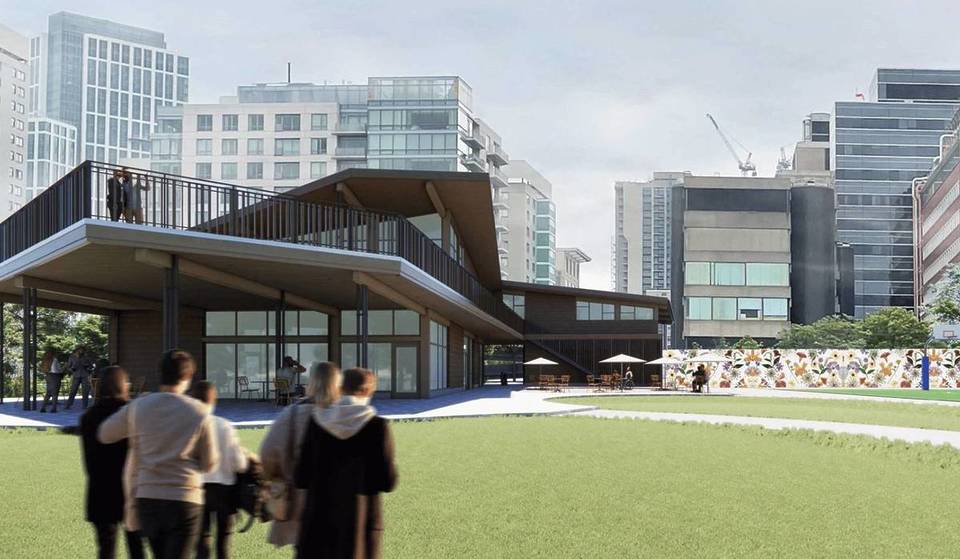 A 9,000-Square-Foot Two-Story Pavilion Will Debut On The Esplanade This Year—With A Cafe, Tennis Court, And Waterfront Basketball