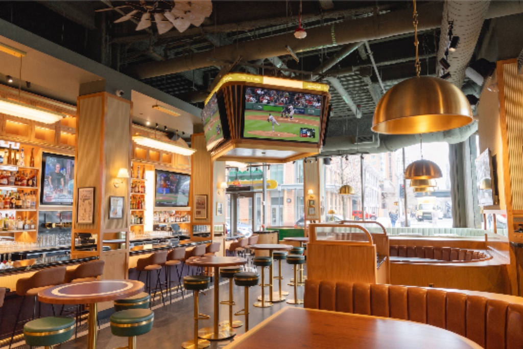 Boston's Newest 3,500-Square-Foot Hangout Features Mini-Helmet