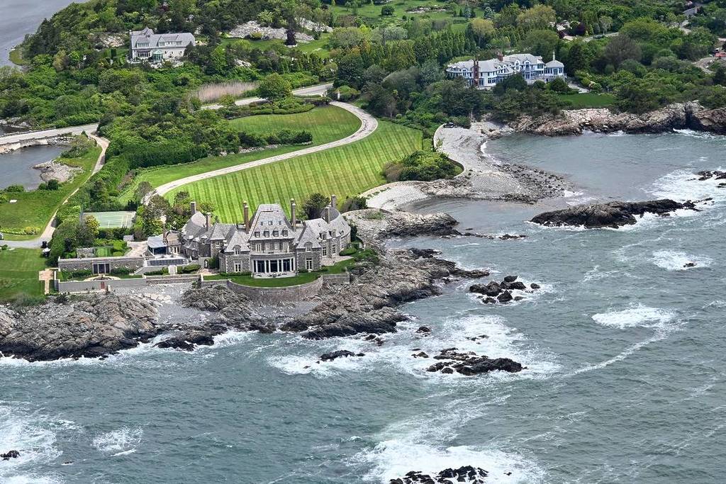 Aerial View of Seafair in Newport, RI