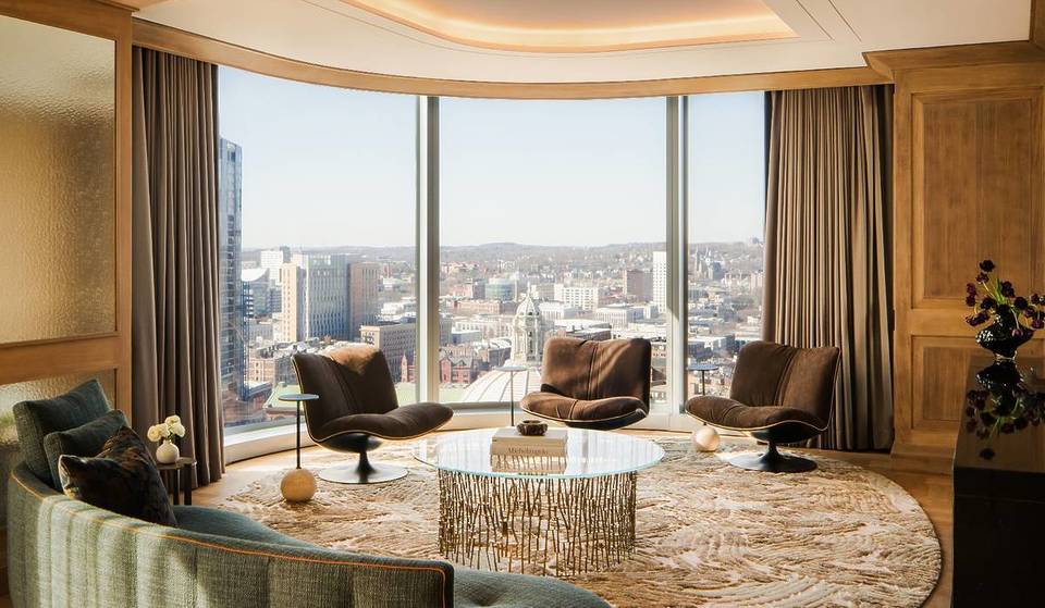 New England’s Highest Hotel Penthouse Just Completed A $2 Million Renovation—A 2000-Square-Foot Floating Oasis In Back Bay