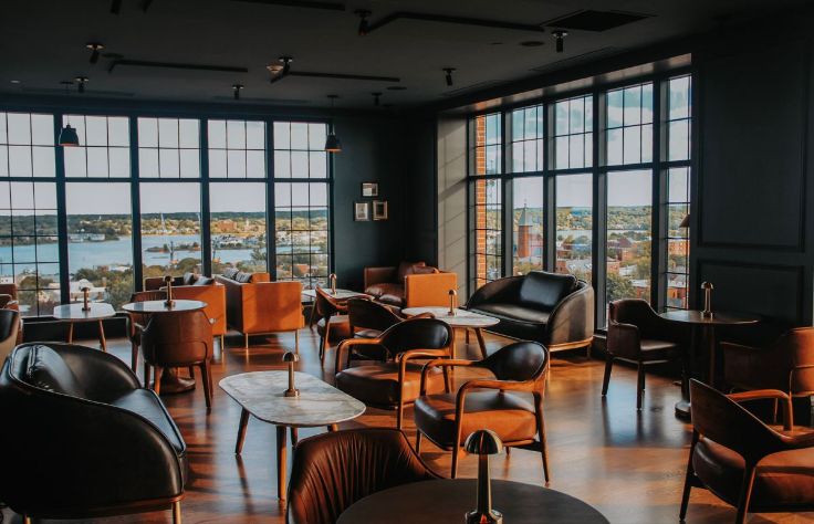 portland maine top of the east restaurant panoramic views of casco bay