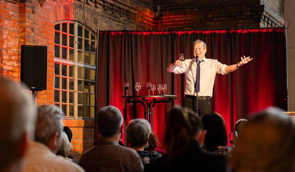 Just steps from Boston Common: the city’s ‘funniest wine lesson’ arrives for two nights only — bringing an Australian comedy set and a 6-glass tasting flight