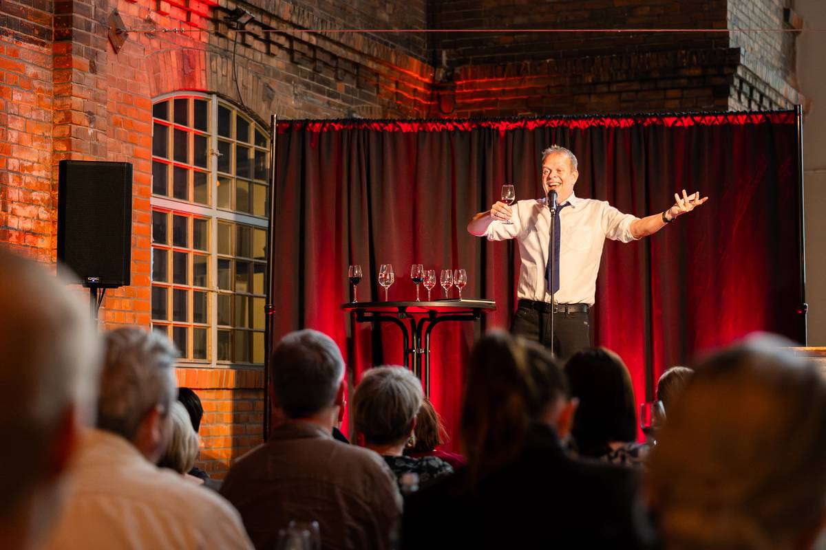 For two days only this summer, Boston will host the only comedy show that includes a wine tasting – and it was a huge success in Australia