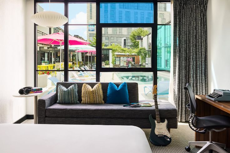 verb hotel lobby area