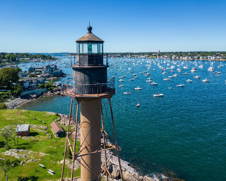 iron lighthouse marblehead