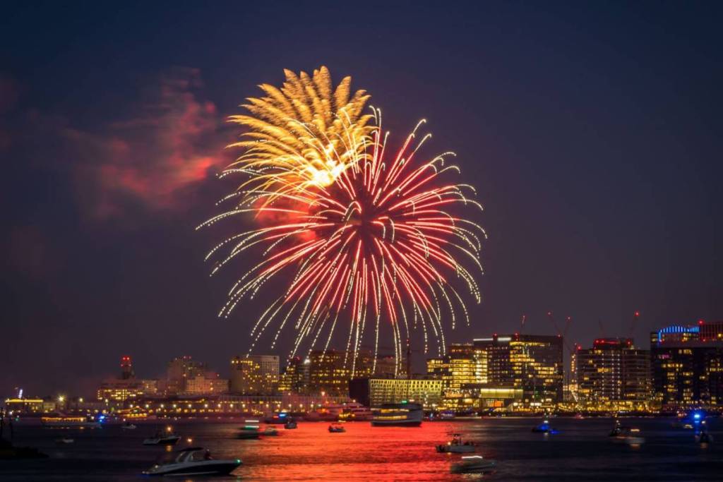boston harborfest fireworks