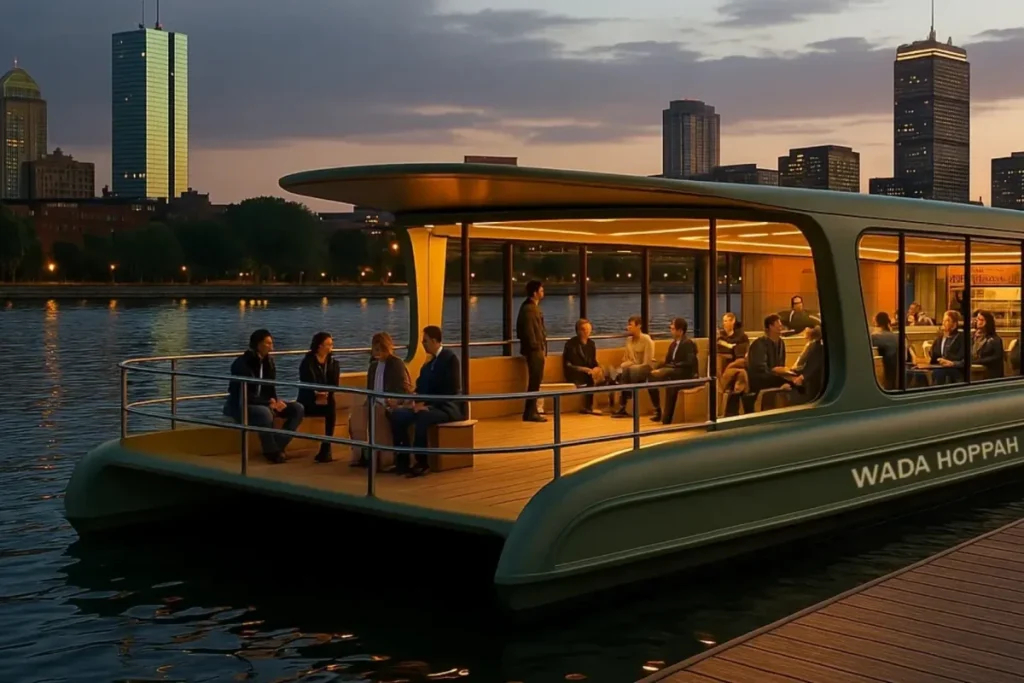 ferry on charles river