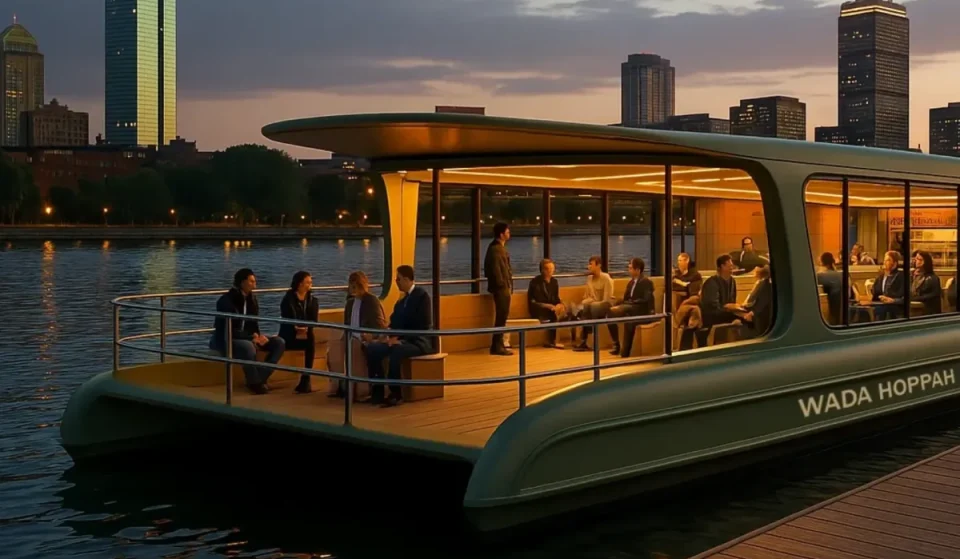 A stylish new Charles River commuter ferry launches this summer