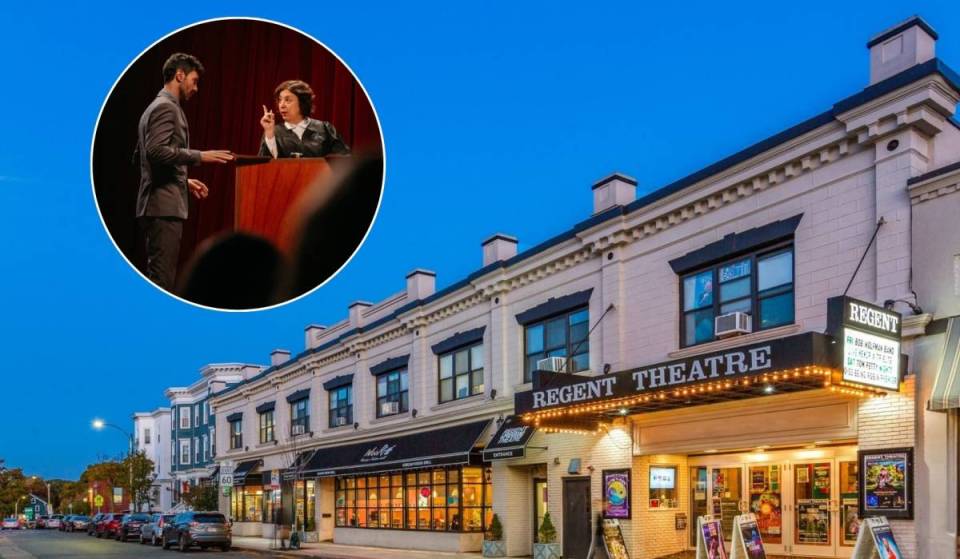 One of Greater Boston’s most historic Art Deco theaters is hosting a thrilling $20 million mock heist trial — where the 450-person audience actively controls the outcome via their phones