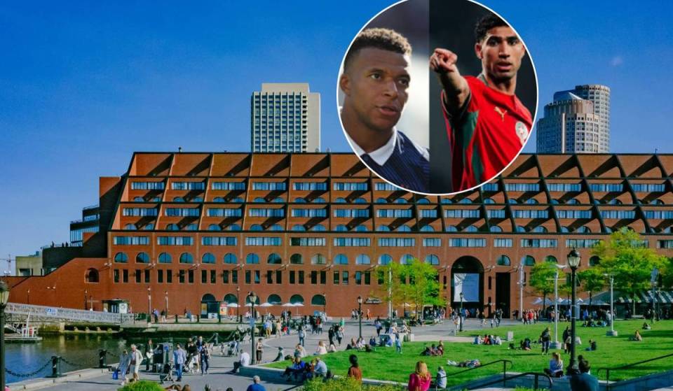 ‘Men in Blazers’ is hosting a massive World Cup quarter-final watch party along the Boston waterfront—with a chance to win tickets to the World Cup Final