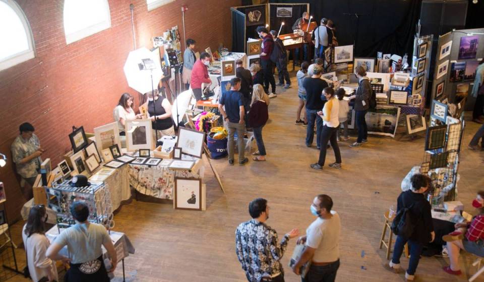 A free one-time late-night art school takes over Union Square this month