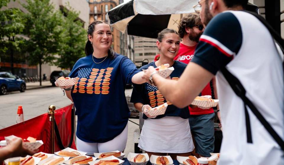 This hotel in Back Bay is giving out 1,000 free hot dogs today