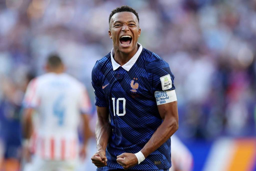 Kylian Mbappe #10 of France
