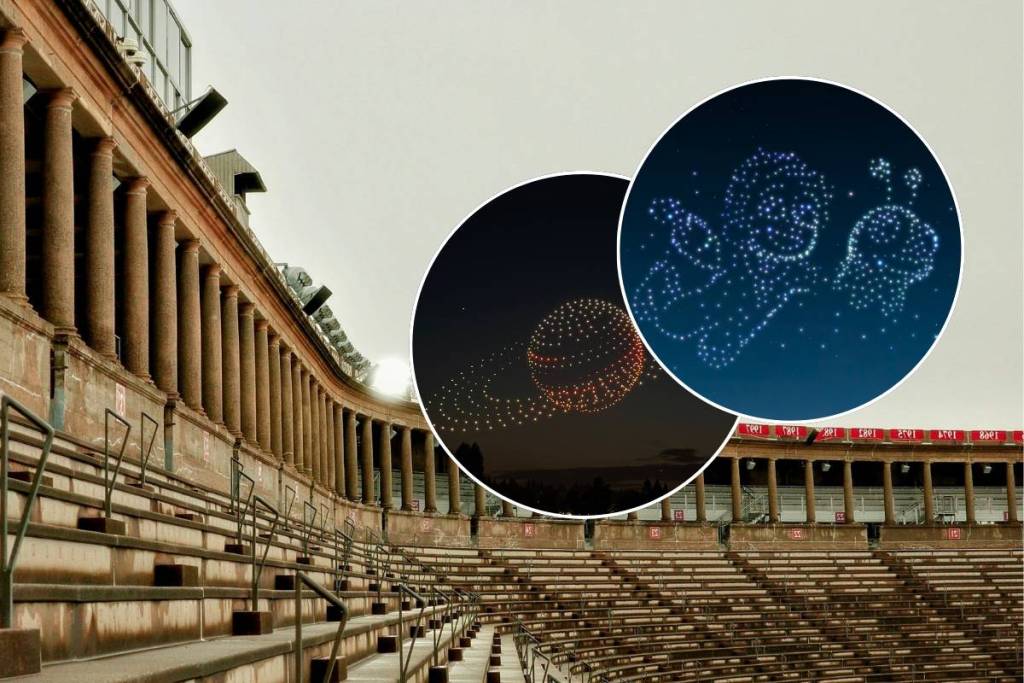 A massive fleet of 1,200 drones will light up Ohiri Field with a space-themed story of courage and friendship 