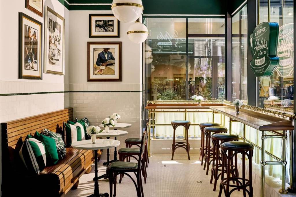 interior of boston coffee shop