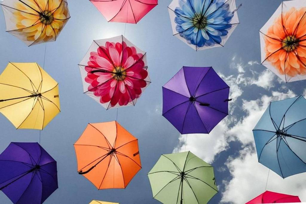 umbrella sky