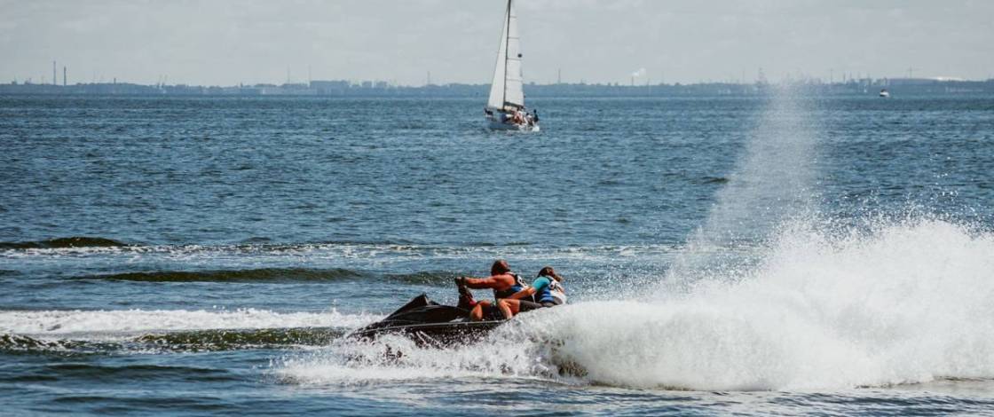 The fastest and most powerful jet ski ride in the world is just 30 minutes from Boston—slicing through water at 75 miles per hour