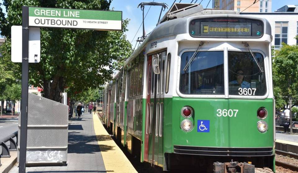 All four MBTA Green Line branches are shut down through August 16 during a record heat wave, with riders urged to plan for ‘at least 25 minutes’ of extra travel time