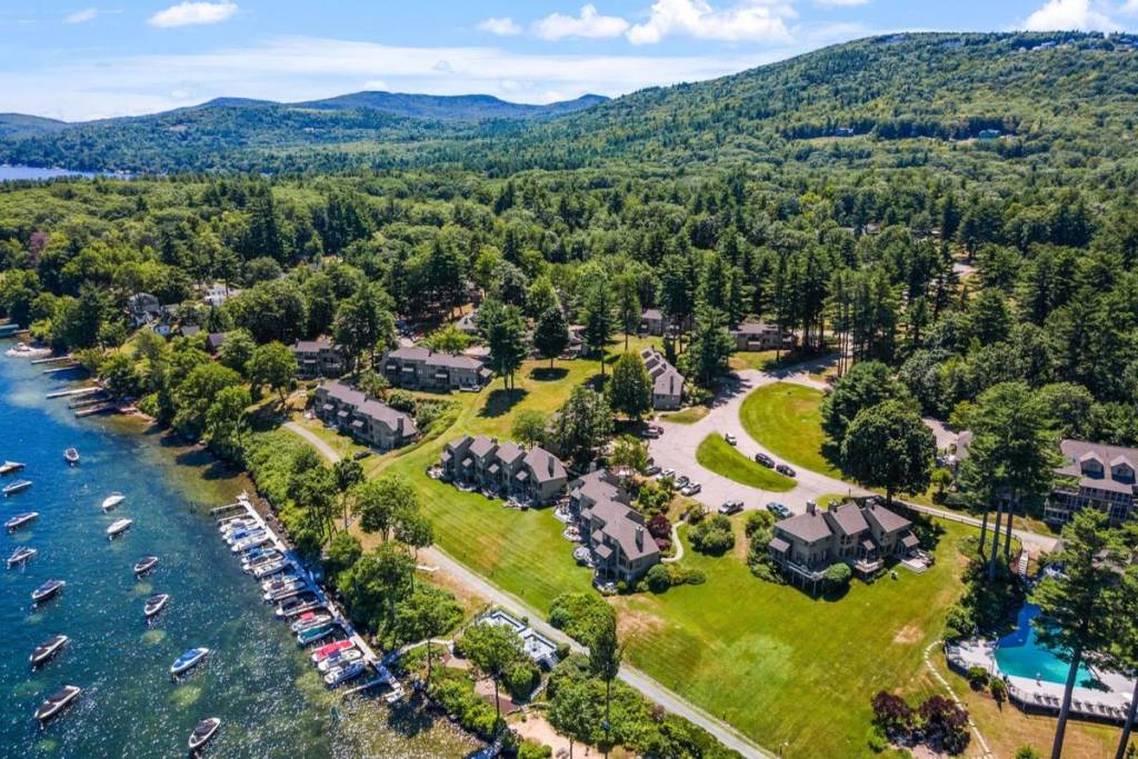 laconia new hampshire aerial view