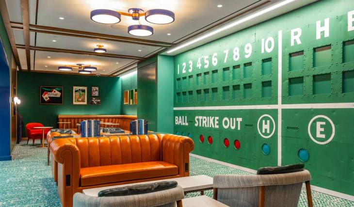 A new 12,000-square-foot Boston Logan lounge opens this week with roast beef sliders and a hidden candy closet