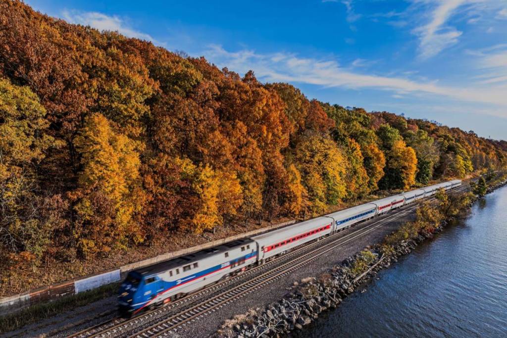 fall amtrak route