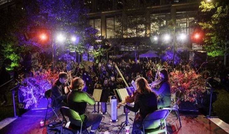 Boston Seaport’s massive free Halloween bash returns October 16 featuring live slasher music, Union Square Donuts, and $1 Ben & Jerry’s scoops on the waterfront