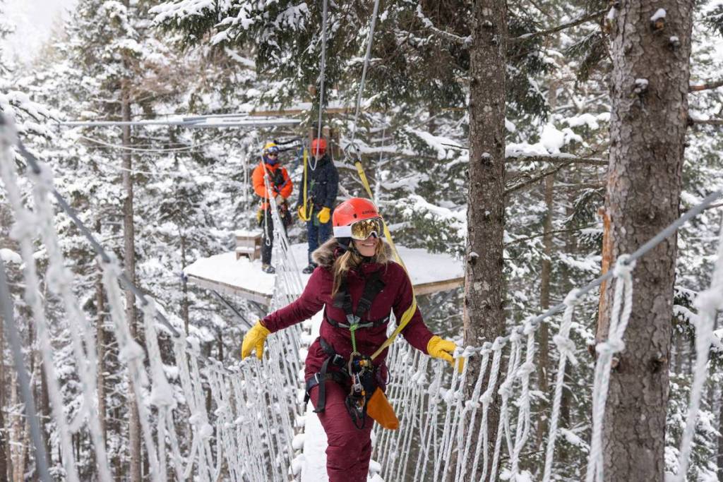 snow canopy tour bretton woods