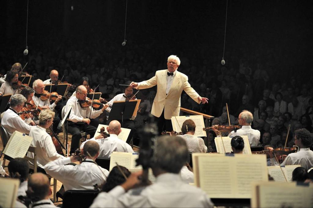 Berkshires, MA, USA -?? August. 14. 2011: Boston Symphony at Tanglewood Music Festival, annual summer music festival, Berkshires, state of Massachusetts, USA