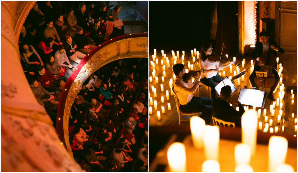 Les concerts à la bougie Candlelight font leur retour au Théâtre du Vaudeville !