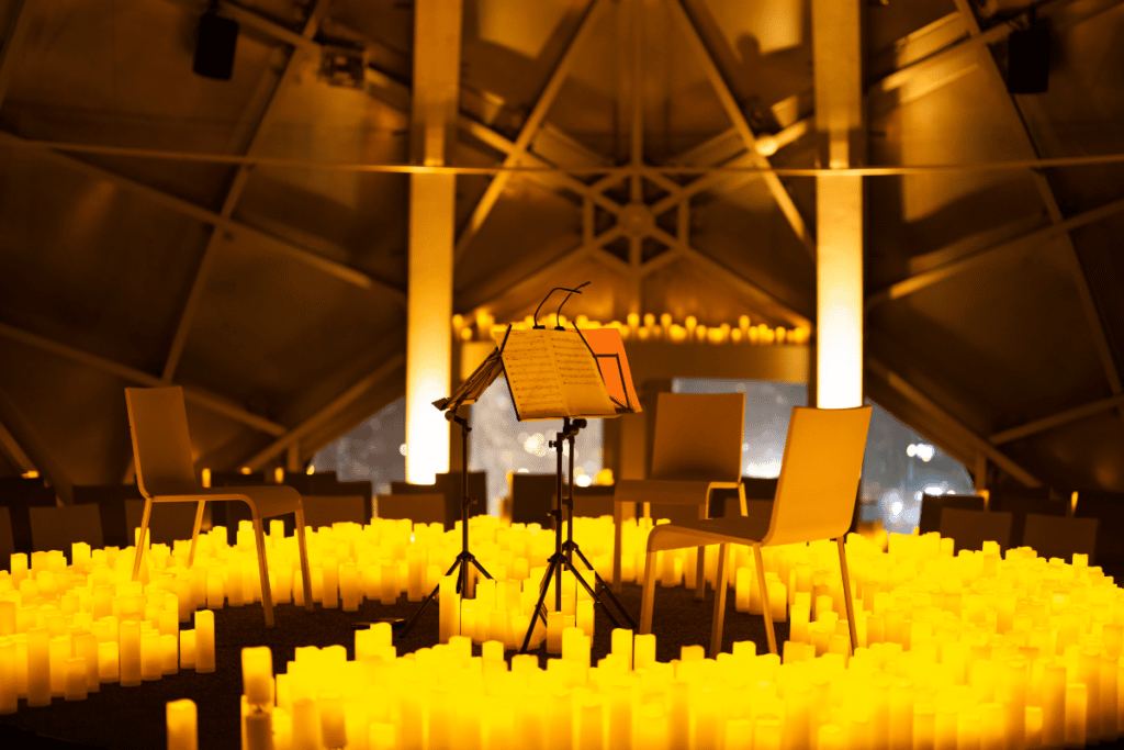 Candlelight at the Atomium