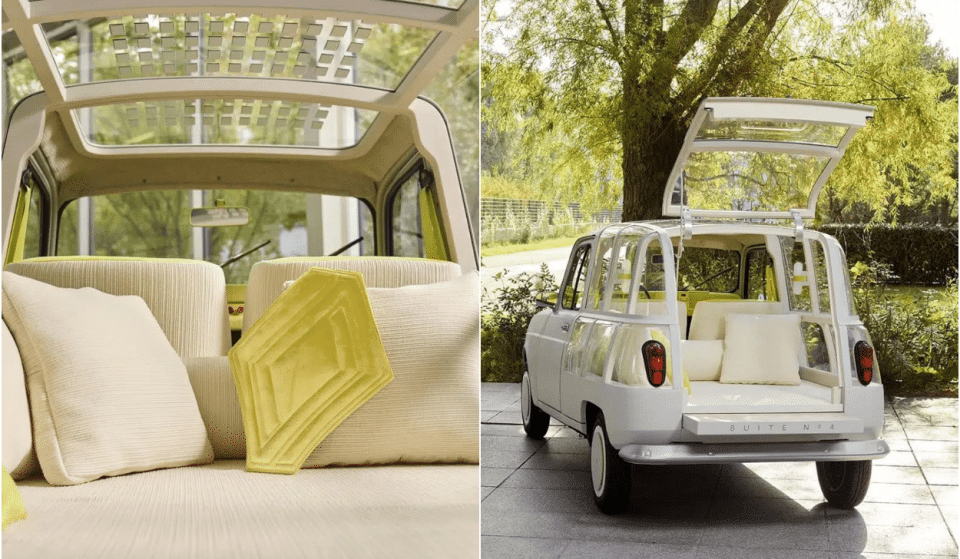 Insolite : il transforme une Renault 4L en chambre d&rsquo;hôtel mobile !