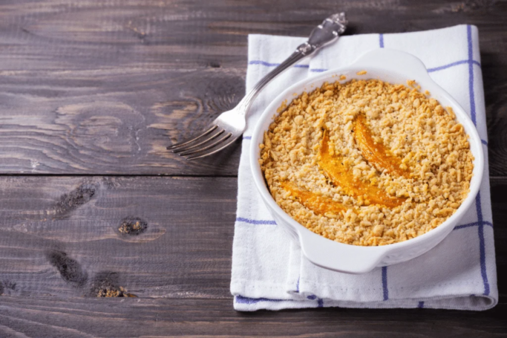 La recette 100% réconfortante du crumble de potiron au parmesan !