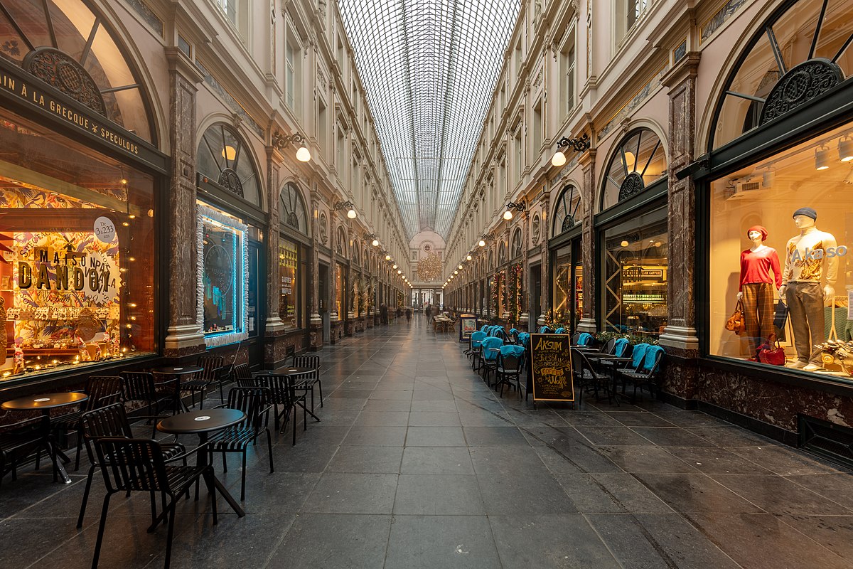 Galeries royales Saint-Hubert, activité à faire à Bruxelles