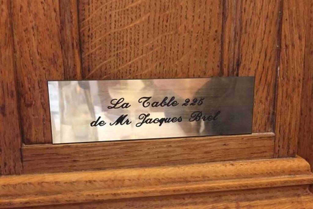 restaurant Jacques Brel Bruxelles