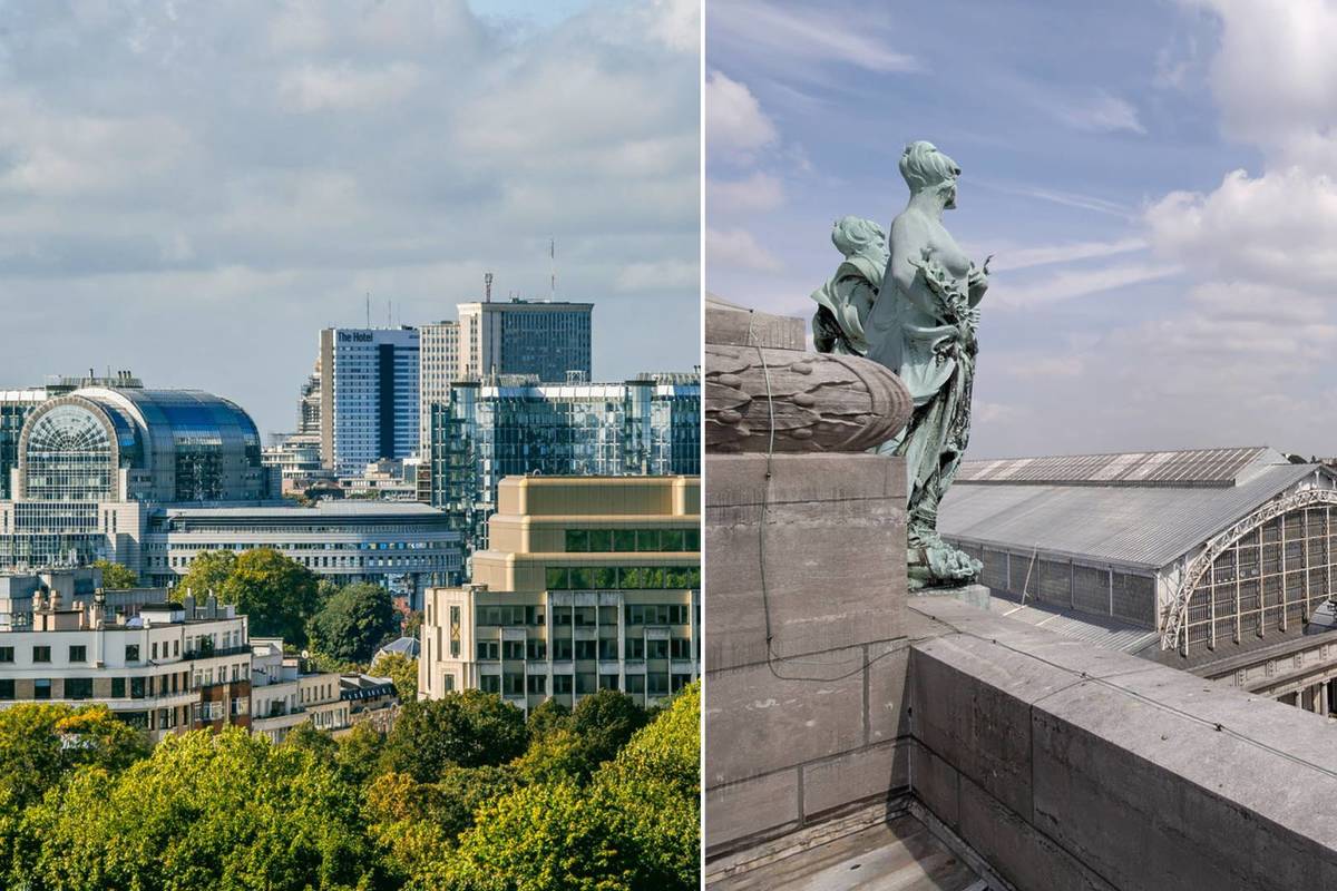Terrasses Arcades Parc Cinquantenaire Brussels most beautiful panoramic viewpoint