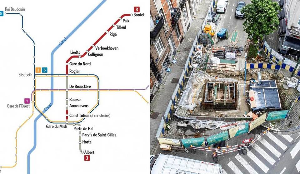 Originally scheduled for 2031 and after 546 million invested, line 3 of the Brussels metro may not see the light of day after all!