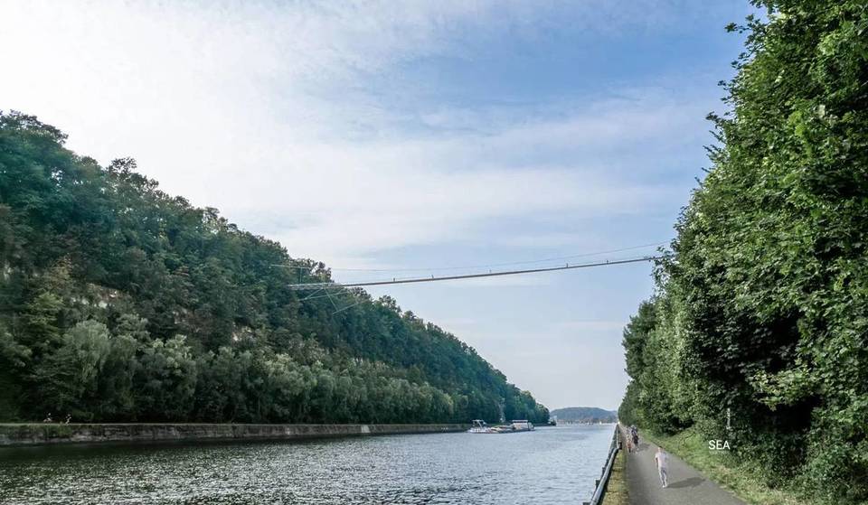 Préparez-vous à marcher dans les airs sur la future passerelle de Caster, entre panorama vertigineux et immersion dans la nature