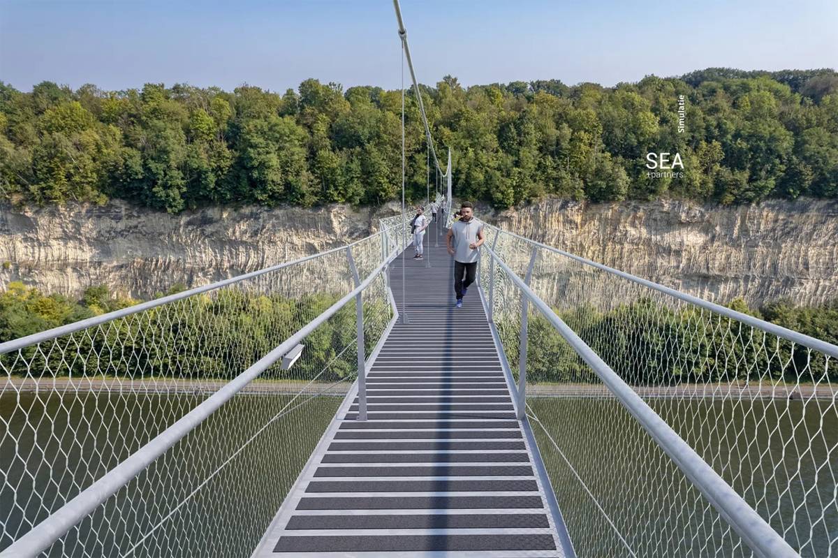 passerelle de caster