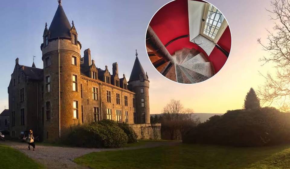 2 hours from Brussels, discover a neo-medieval Ardennes castle like no other – it even houses an unusual room perched atop its keep… where you can sleep!