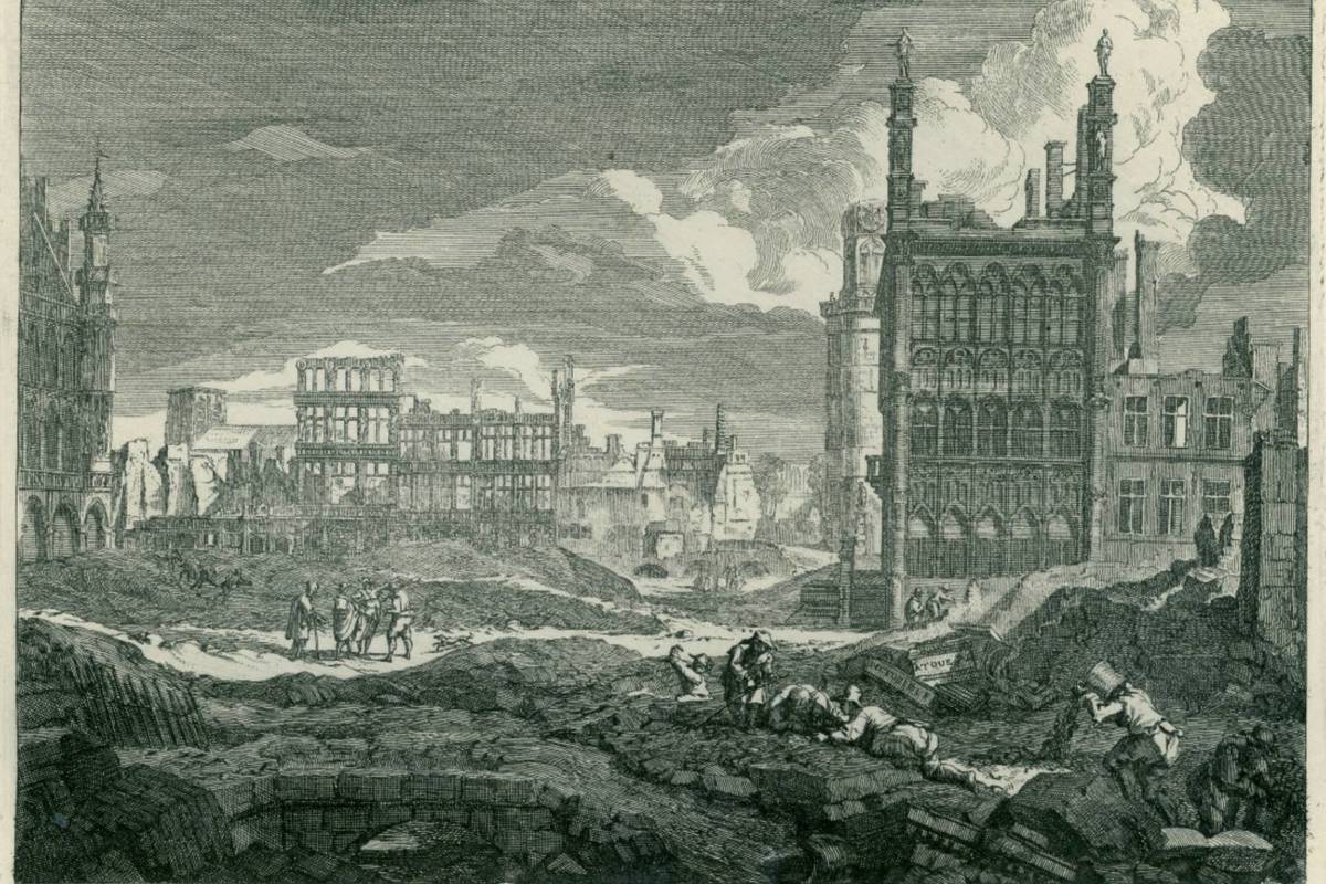 bombardement de bruxelles
