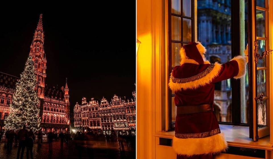 Porte dérobée, rencontre enchantée et champagne au sommet : le royaume secret du Père Noël s’invite au cœur de Bruxelles