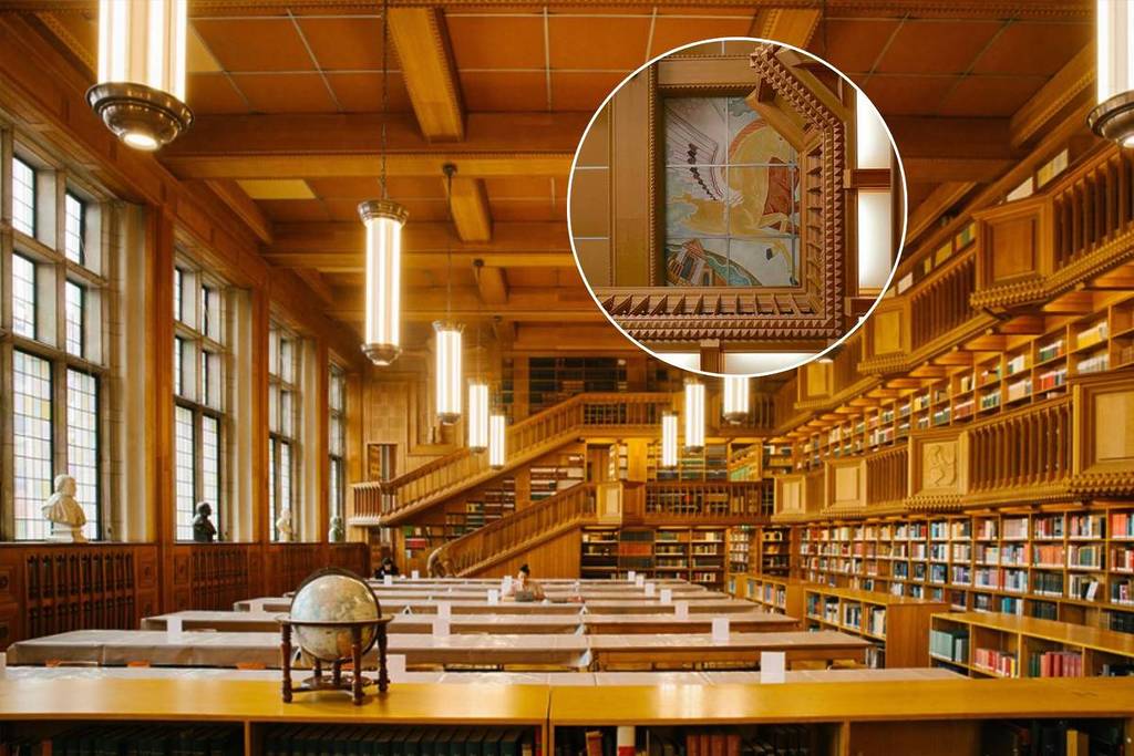 À seulement 25 minutes de Bruxelles, cette magnifique bibliothèque Art Déco cache la plus belle salle de lecture de Belgique