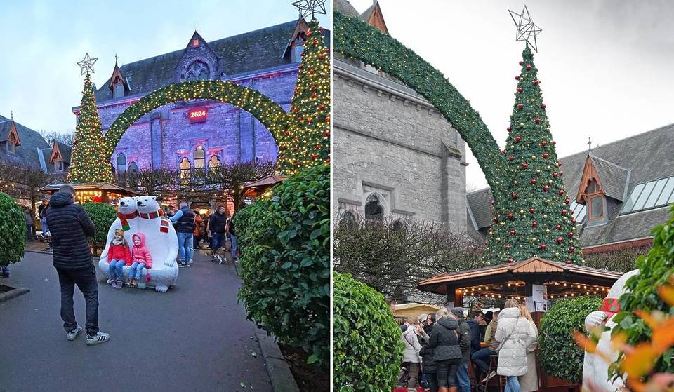 1h30 from Brussels, this Christmas market is one of the first to open its doors in Belgium &#8211; it takes place in the heart of a majestic neo-gothic abbey and features 60 chalets and a real ice rink.