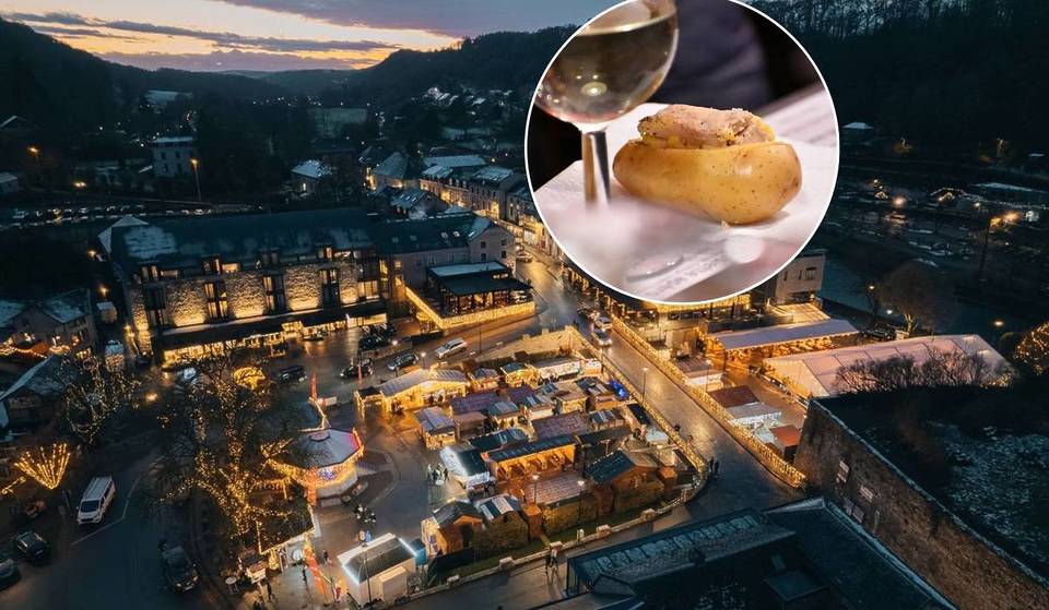 À environ 1h30 de Bruxelles, ce marché de Noël féérique sert une patate au foie gras qui fait se déplacer tout le pays – et la date d’ouverture est imminente
