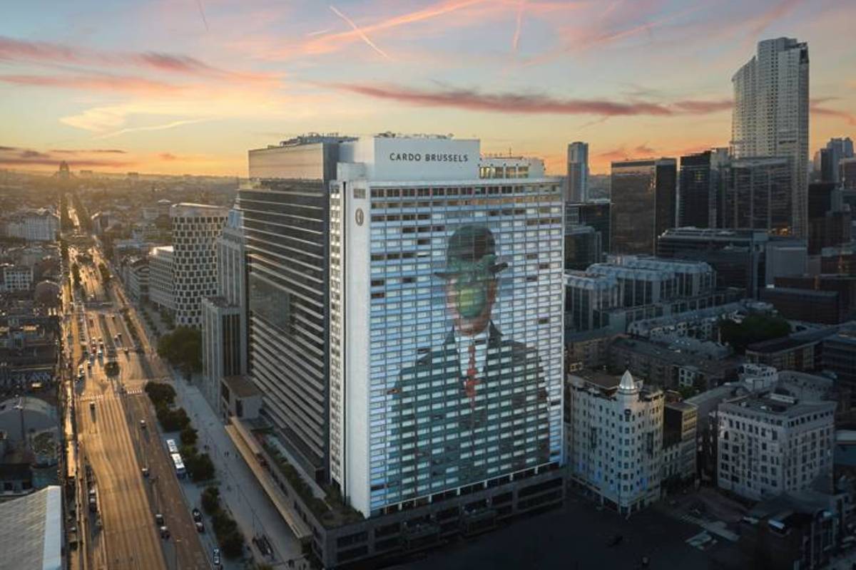 Fresque Magritte Bruxelles