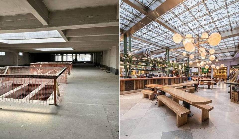 This former 3,000 m² parking lot is being transformed into a culinary and cultural venue—more than 14 food stands, a mini cinema, and a vintage market in Brussels.