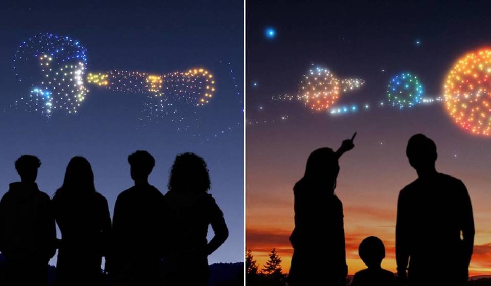 À 45 min de Bruxelles, 1200 drones lumineux transforment le ciel en écran géant pour raconter une histoire d’amitié pas comme les autres – un spectacle magique pour petits et grands