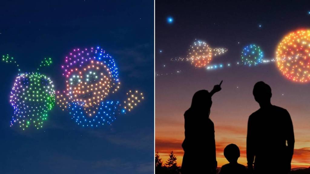 Just 40 minutes from Brussels: 1,200 drones will light up the sky for two nights only