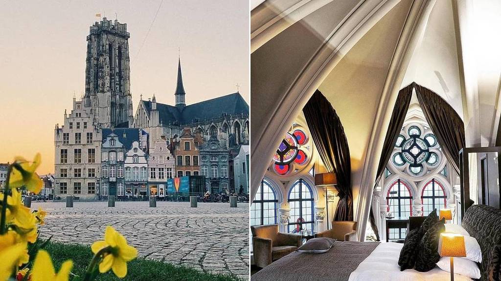 Cette église néo-gothique spectaculaire à 30 min de Bruxelles a été transformée en hôtel de luxe (et on peut dormir sous ses vitraux)